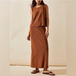 Free People Set Sinead 2-piece Brown